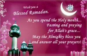 Blessed Ramadan Greetings Wish