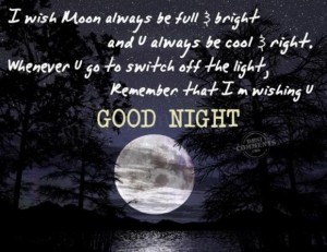 Bright Night Lovely Poem Wish