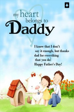 Happy Father's Day Greetings From Daughter