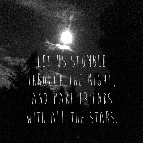 Dark Night with Friends and Stars