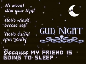 Good Night Sms Sleeping Friend