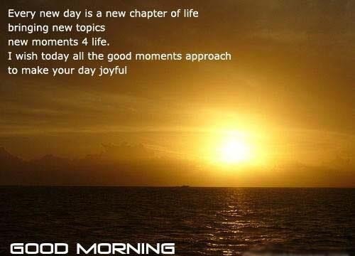 Morning Brings New Beautiful Moments of Life