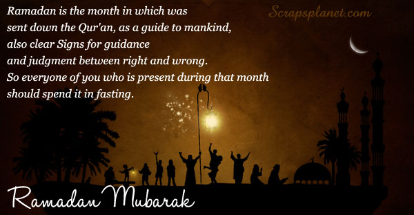 Ramadan Mubarak Fasting Greetings