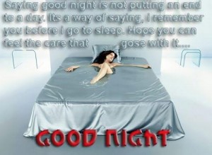 Good Night Sms 2014 Care