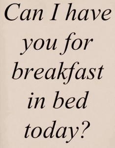 Good Morning 2014 Breakfast Bed