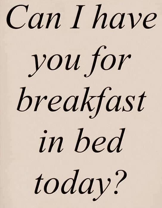 good morning romantic breakfast in bed.