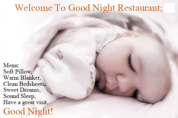 taste the sweet menu of good night restaurant. 