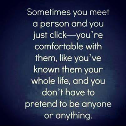 be in touch with your friends who makes you comfortable.