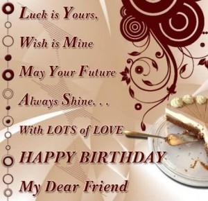Birthday Wish 2014 Friend