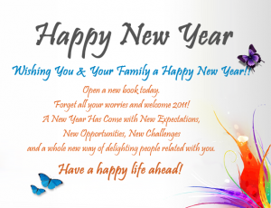 New Year 2015 Welcome