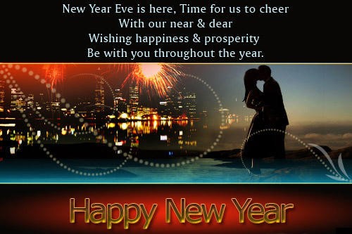wish you happiness be with you throughout the new year