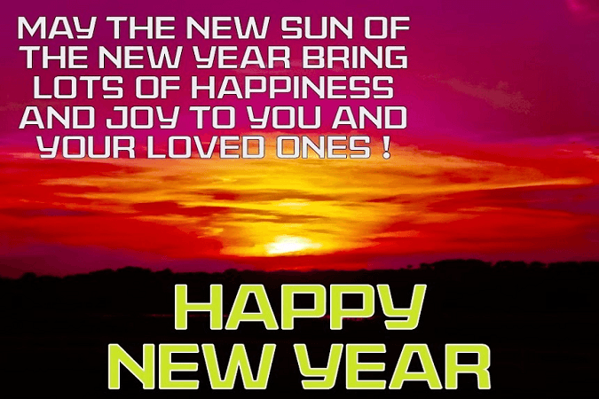 wish you good morning of new year 2015