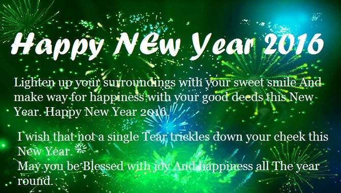 Latest New Year SMS Twitter 2016 Quotes For Friends and Family